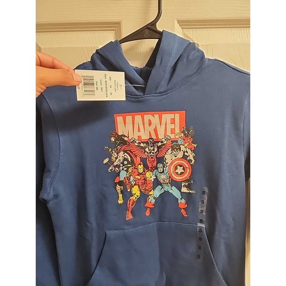 Marvel Superheroes PULLOVER HOODIE YOUTH Medium APPAREL NEW WITH TAGS - Picture 4 of 9